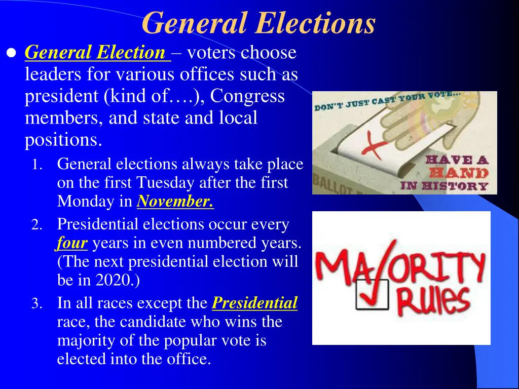 general elections