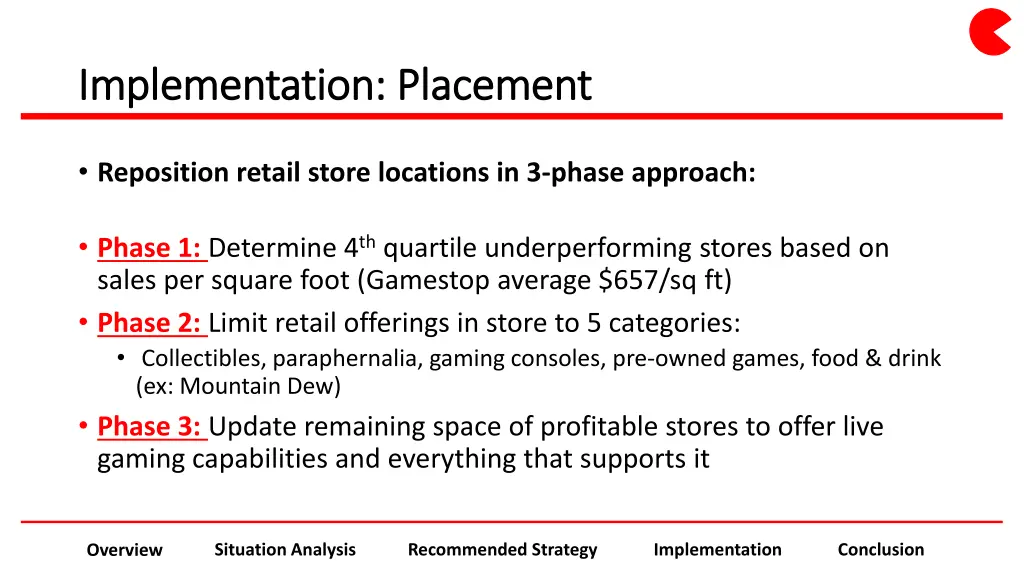 implementation placement implementation placement