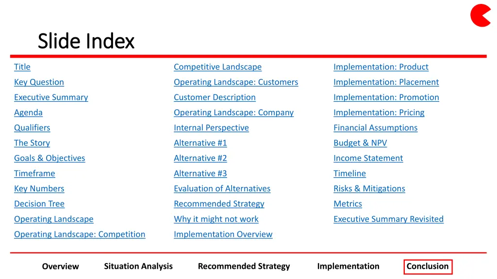 slide index slide index