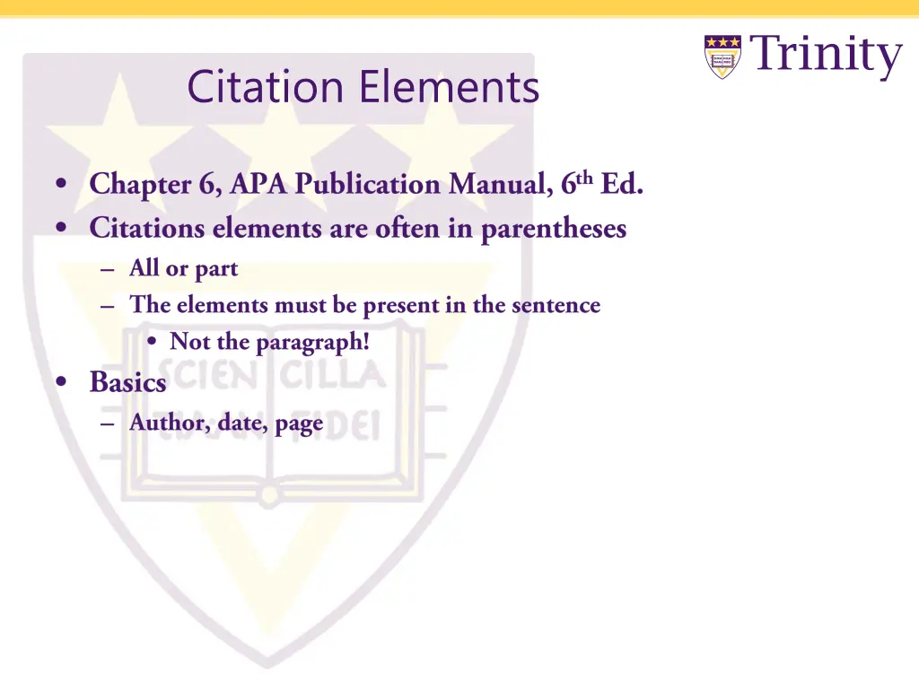 citation elements