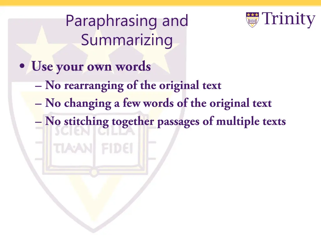 paraphrasing and summarizing 1