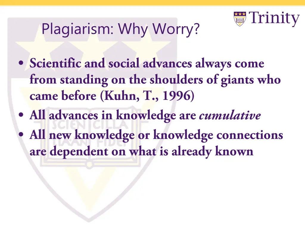 plagiarism why worry