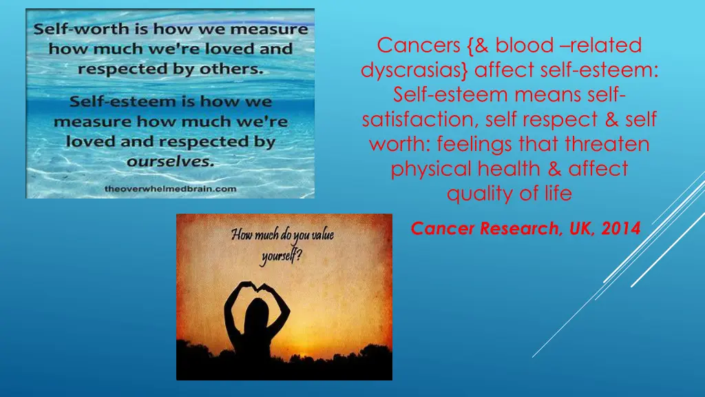 cancers blood related dyscrasias affect self