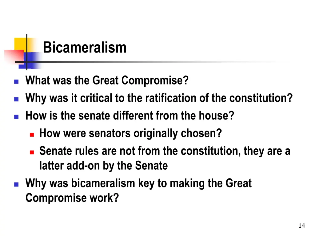 bicameralism