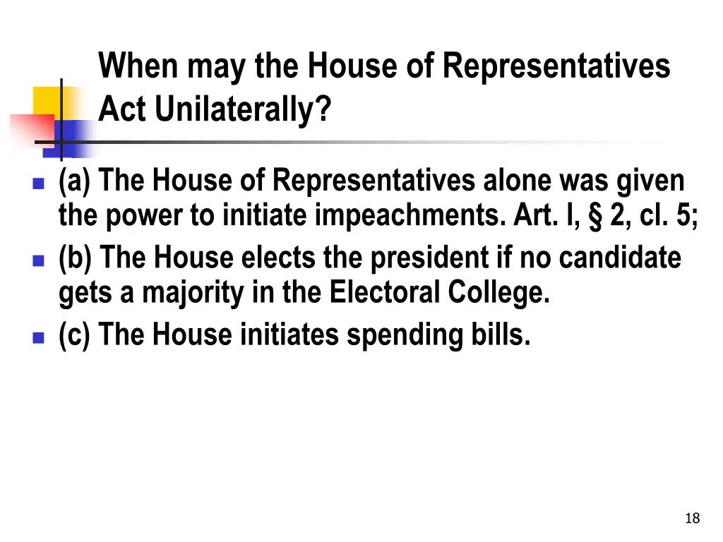 when may the house of representatives