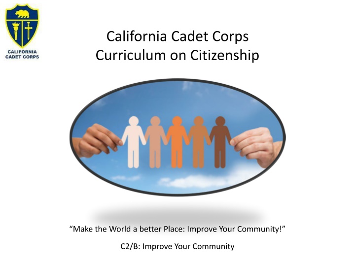 california cadet corps curriculum on citizenship