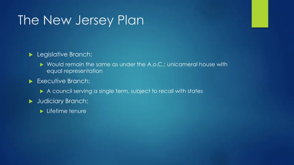 the new jersey plan