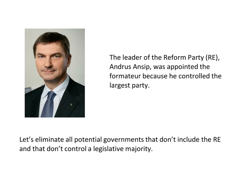 the leader of the reform party re andrus ansip