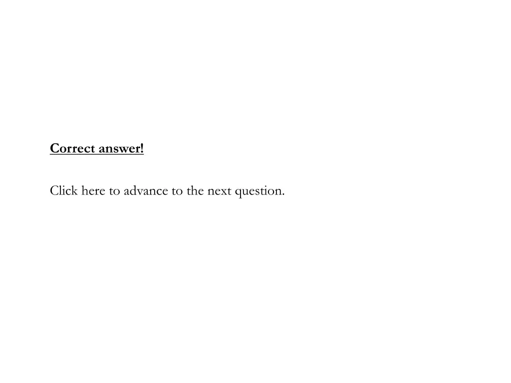 correct answer