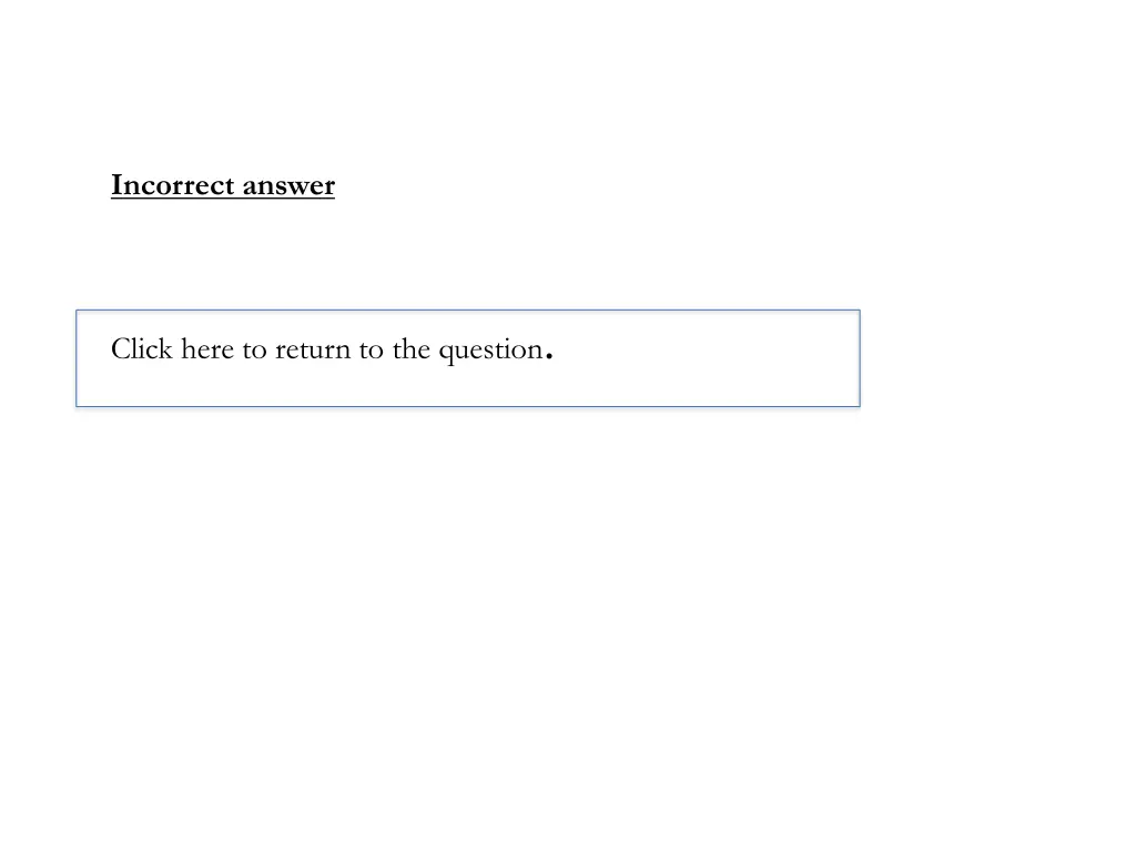 incorrect answer 14