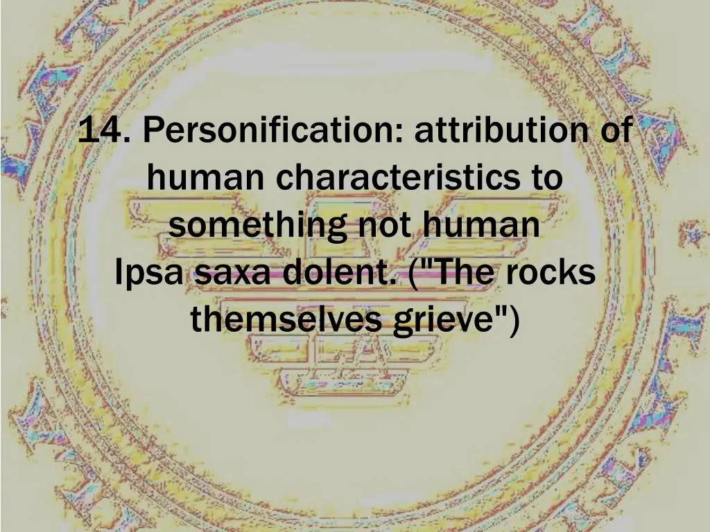 14 personification attribution of human