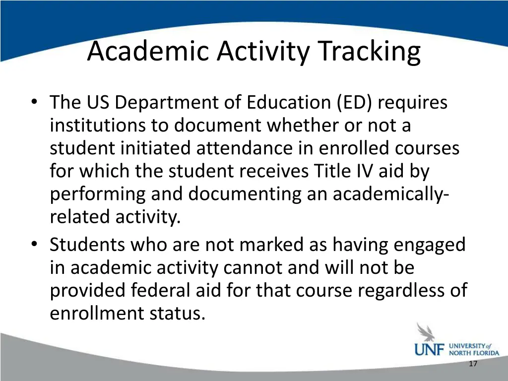 academic activity tracking