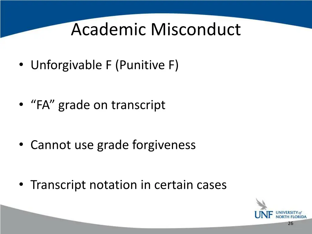 academic misconduct