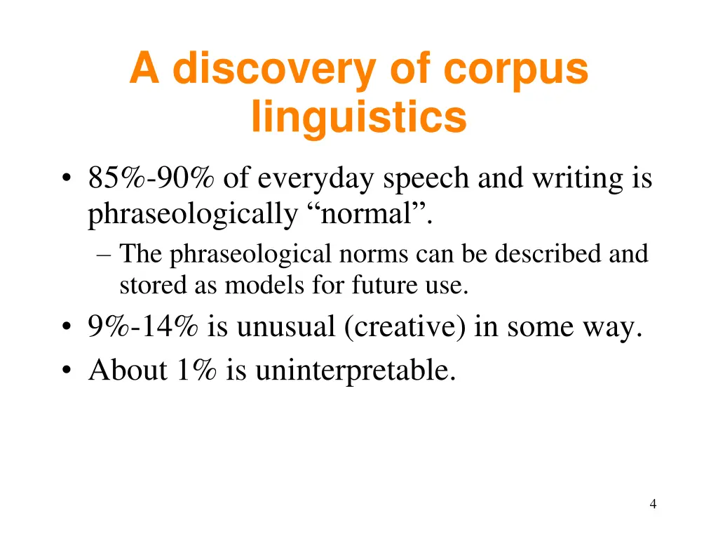 a discovery of corpus linguistics