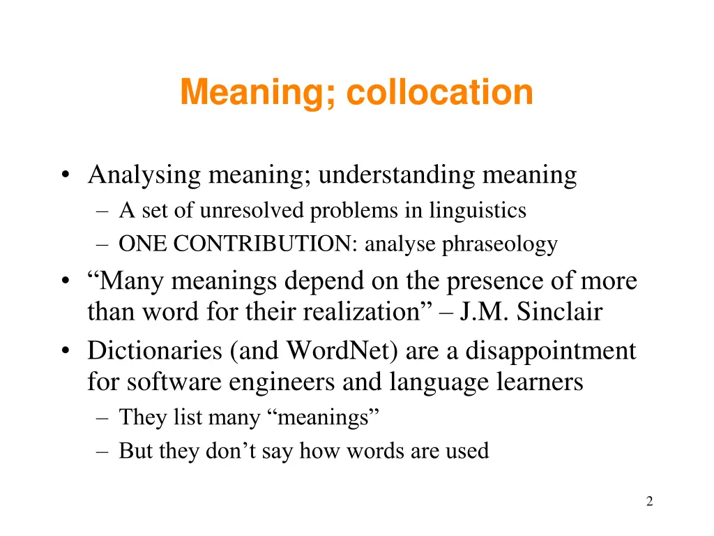 meaning collocation