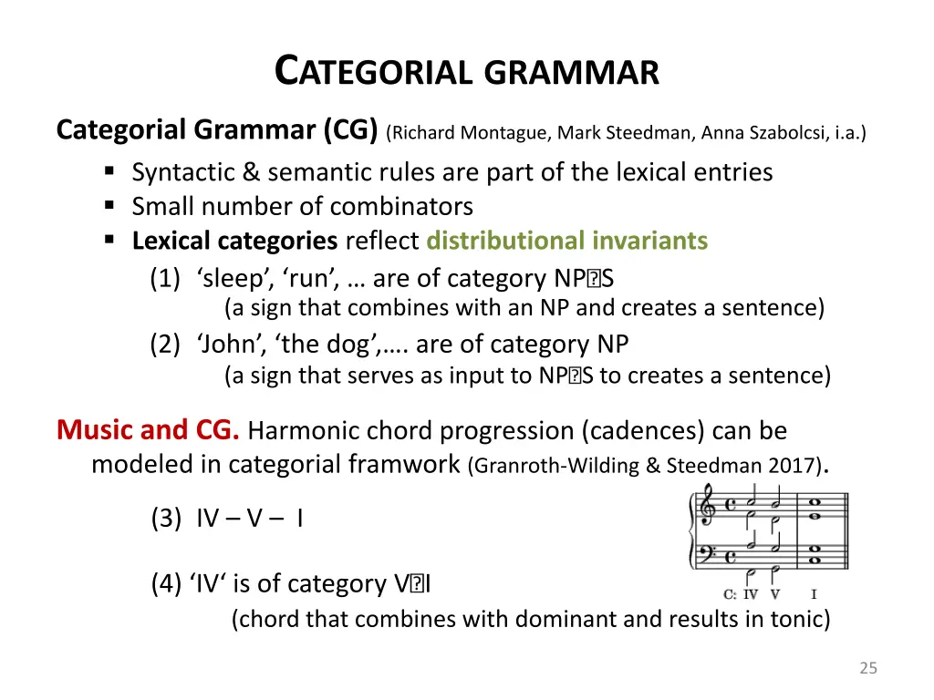 c ategorial grammar