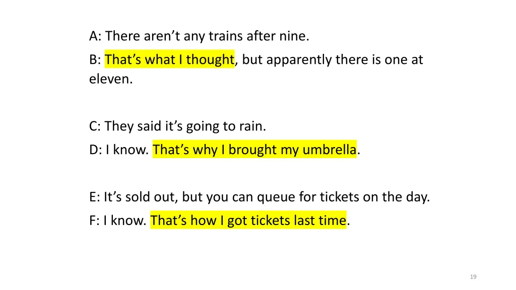 a there aren t any trains after nine