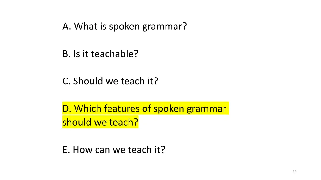 a what is spoken grammar 3