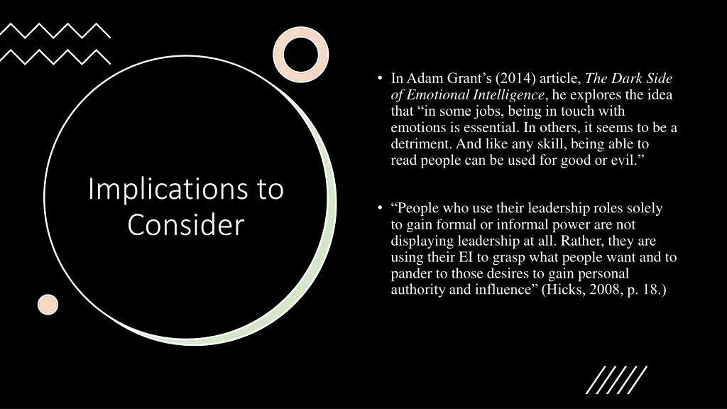 in adam grant s 2014 article the dark side