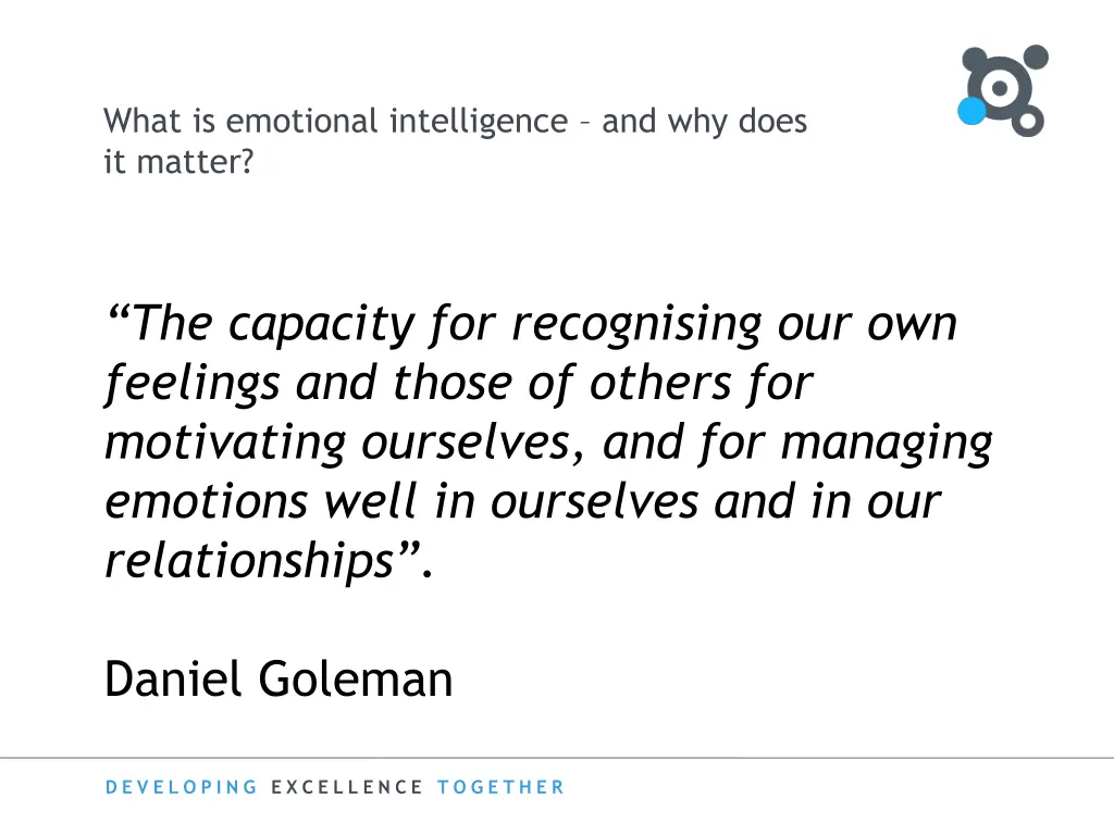 what is emotional intelligence and why does 1