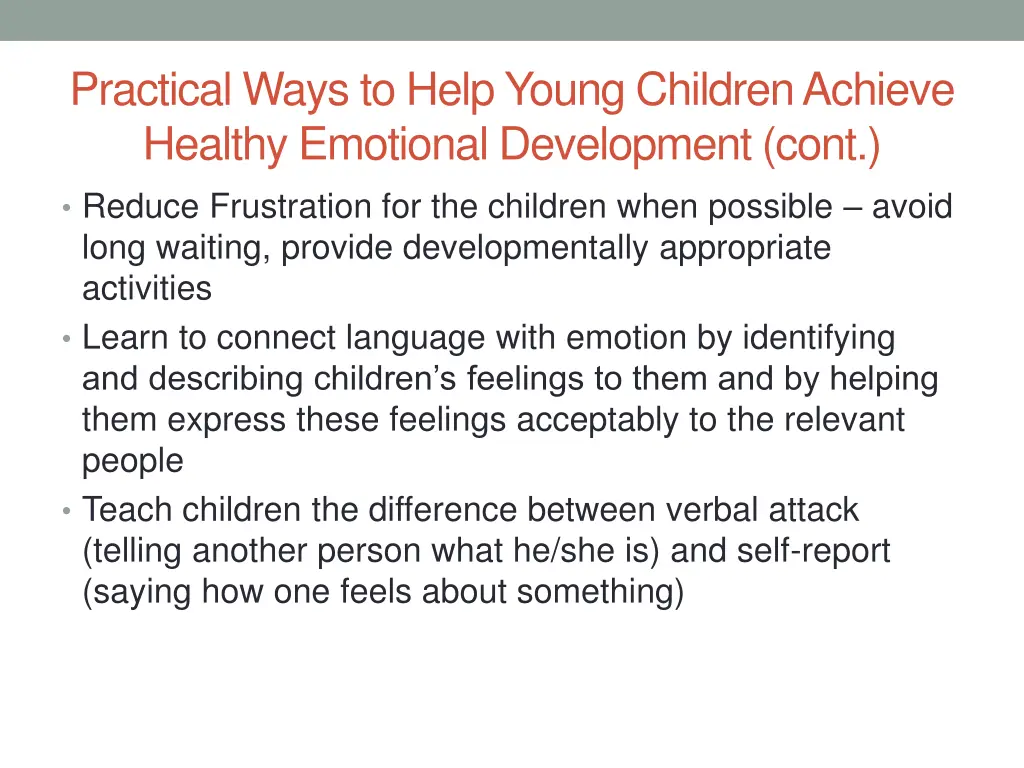 practical ways to help young children achieve 1