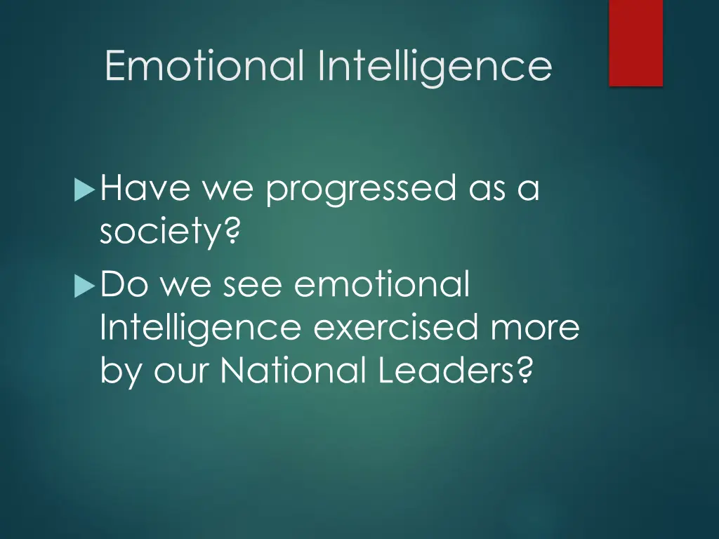 emotional intelligence 1