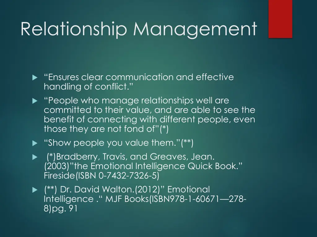 relationship management