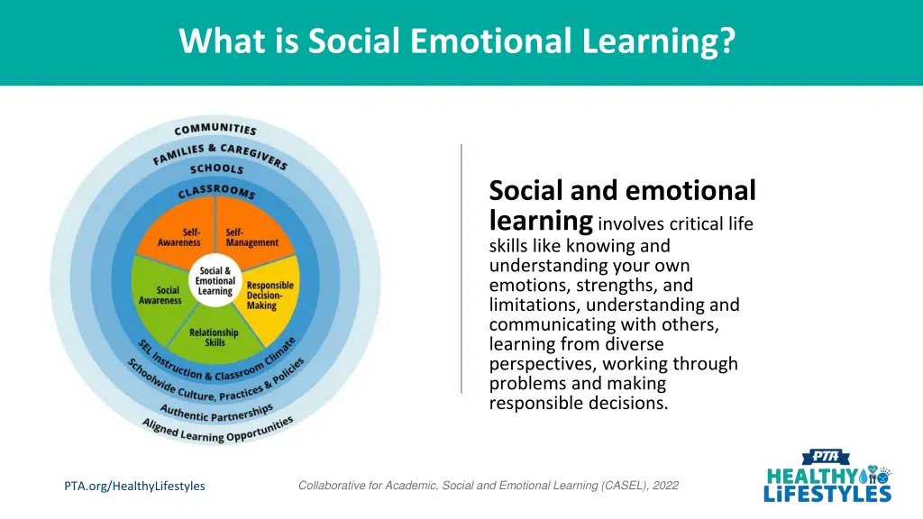 what is social emotional learning