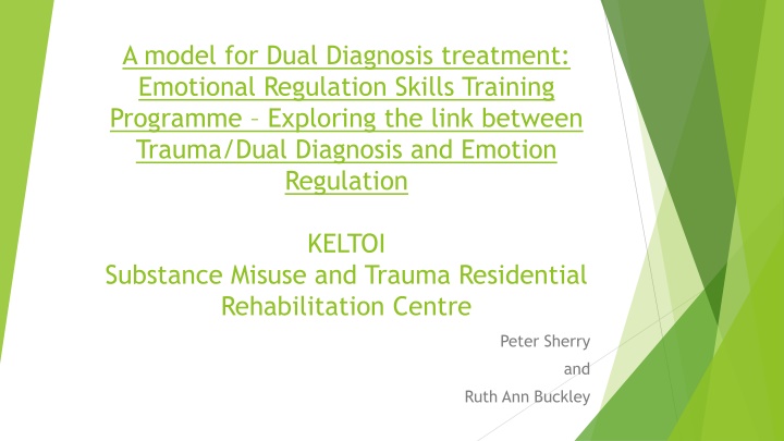 a model for dual diagnosis treatment emotional