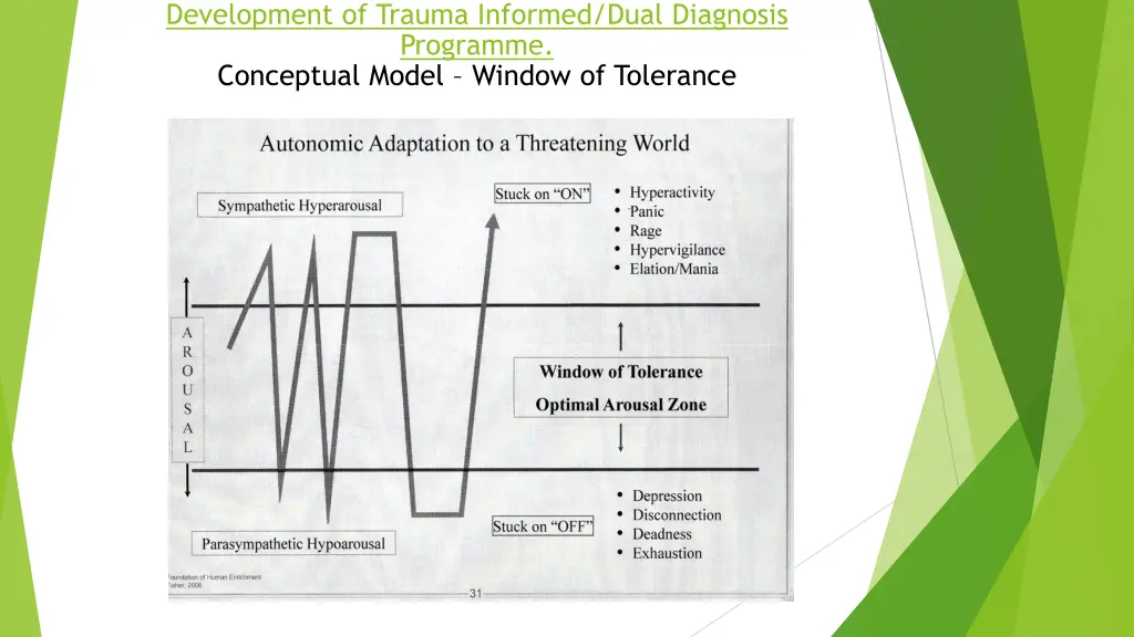 development of trauma informed dual diagnosis 1