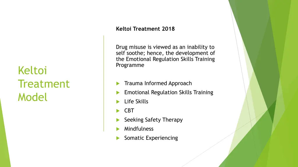 keltoi treatment 2018