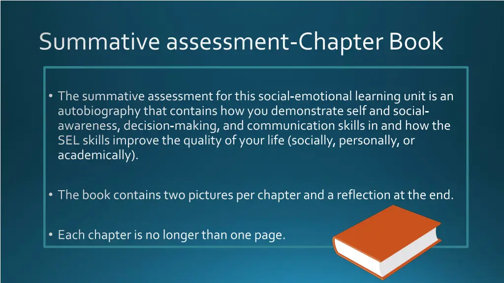 summative assessment chapter book