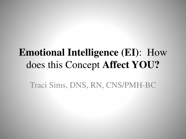 emotional intelligence ei how does this concept