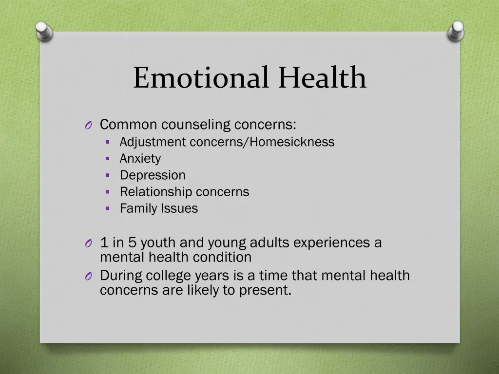 emotional health