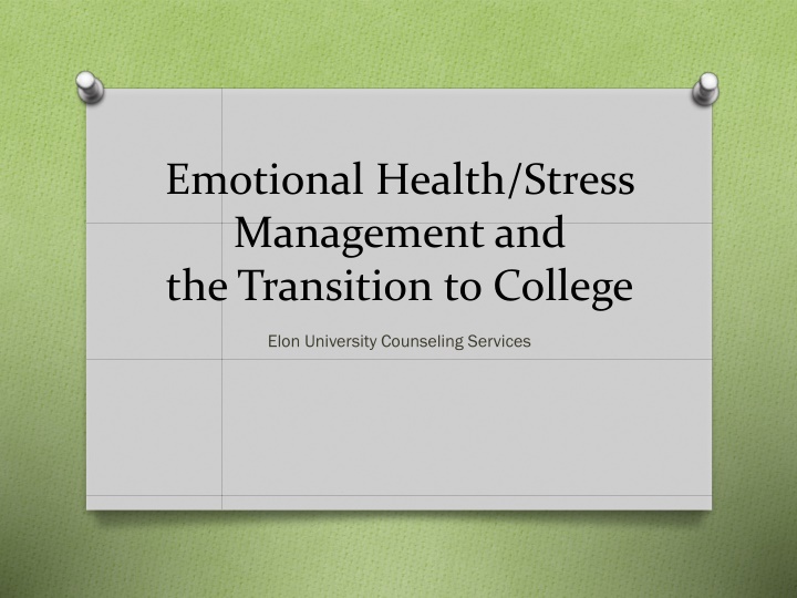 emotional health stress management