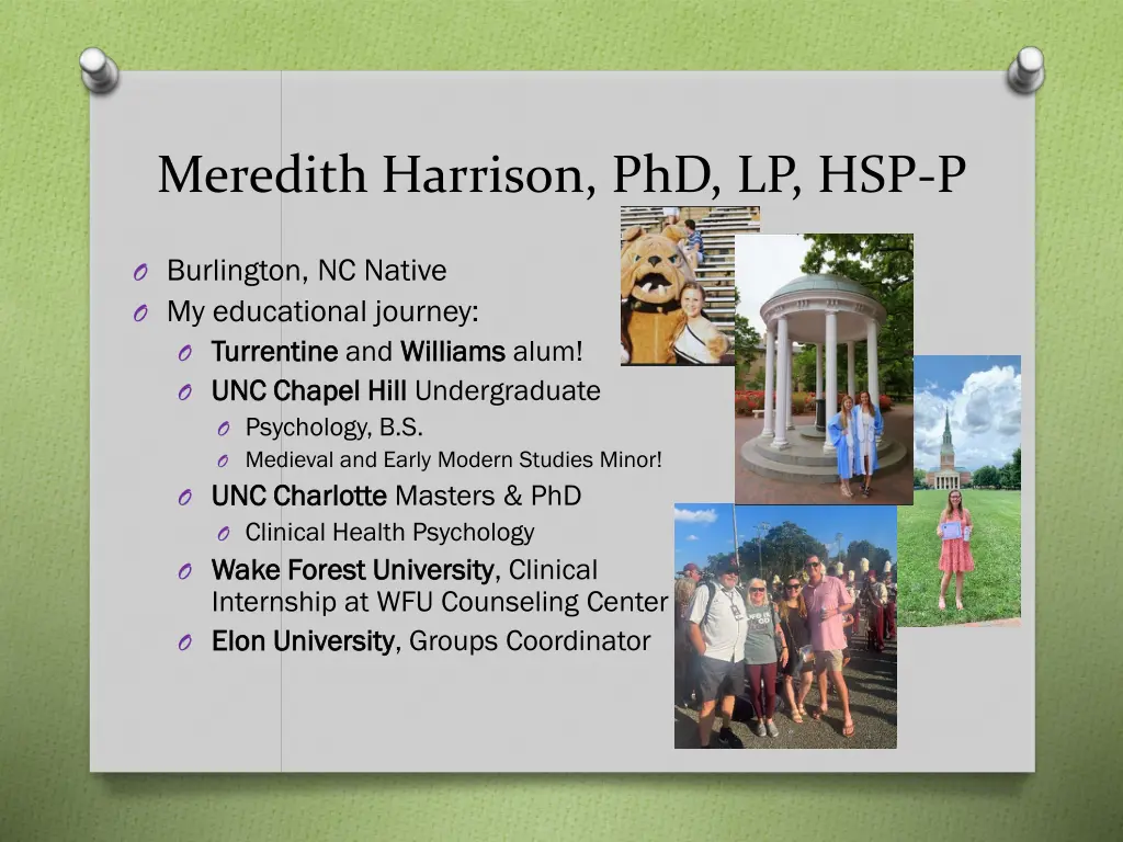 meredith harrison phd lp hsp p