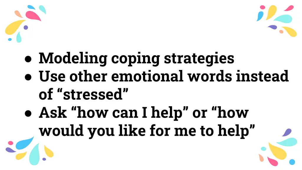 modeling coping strategies use other emotional