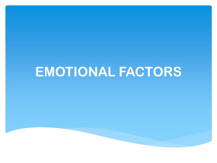 emotional factors