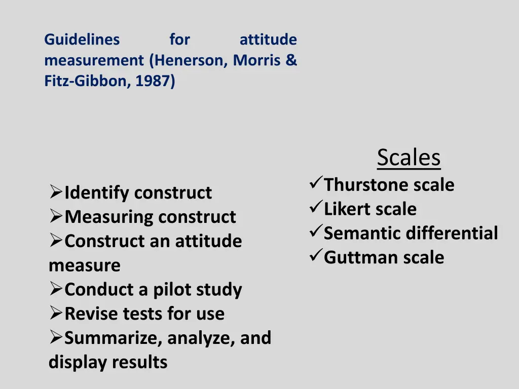 guidelines measurement henerson morris fitz