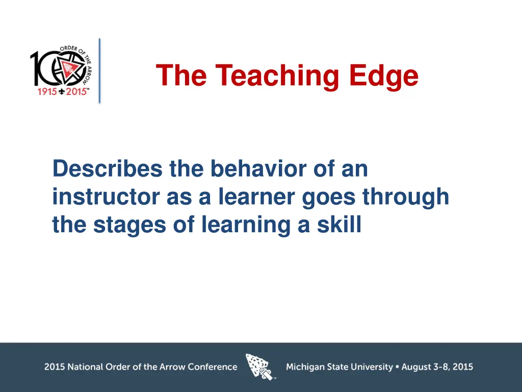 the teaching edge