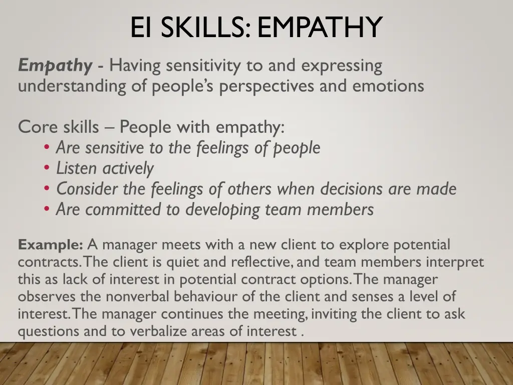 ei skills empathy empathy having sensitivity