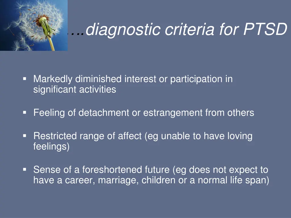 diagnostic criteria for ptsd 3