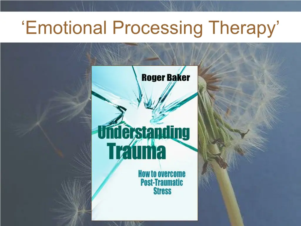 emotional processing therapy