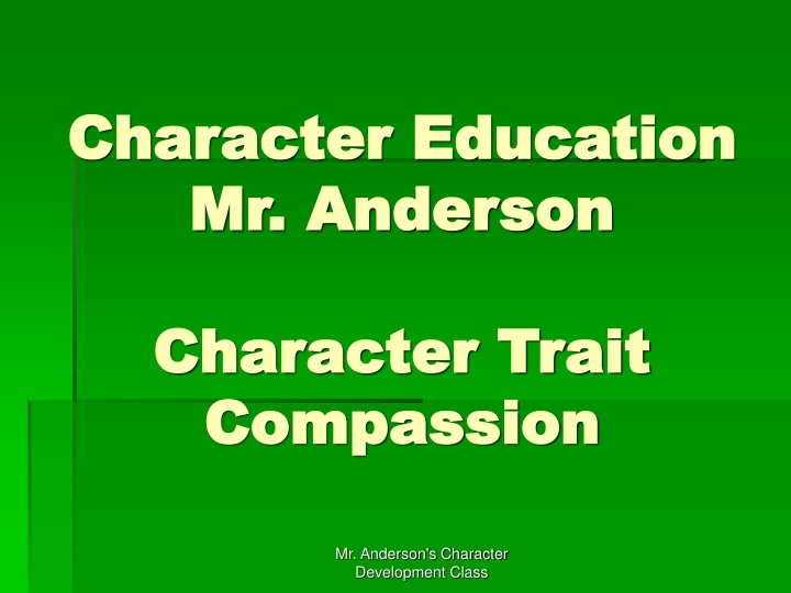 character education character education