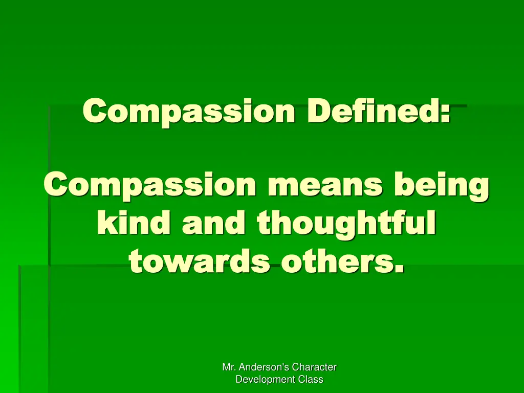 compassion defined compassion defined