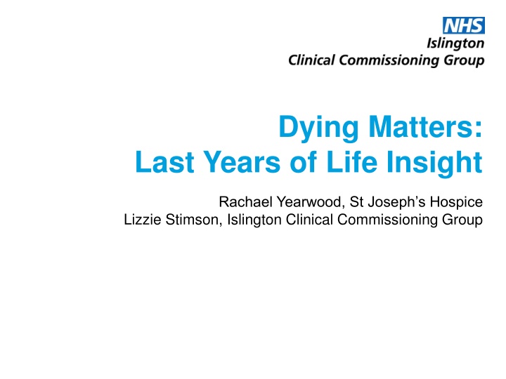 dying matters