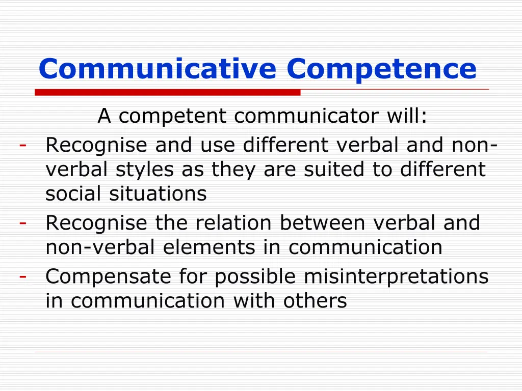 communicative competence