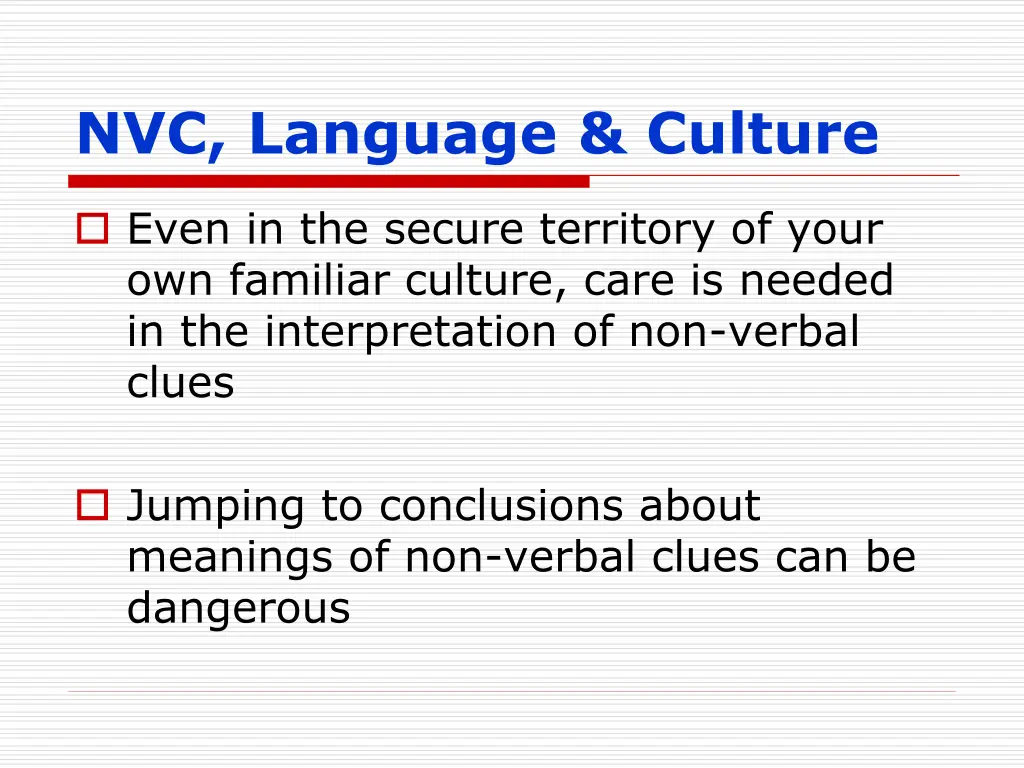 nvc language culture