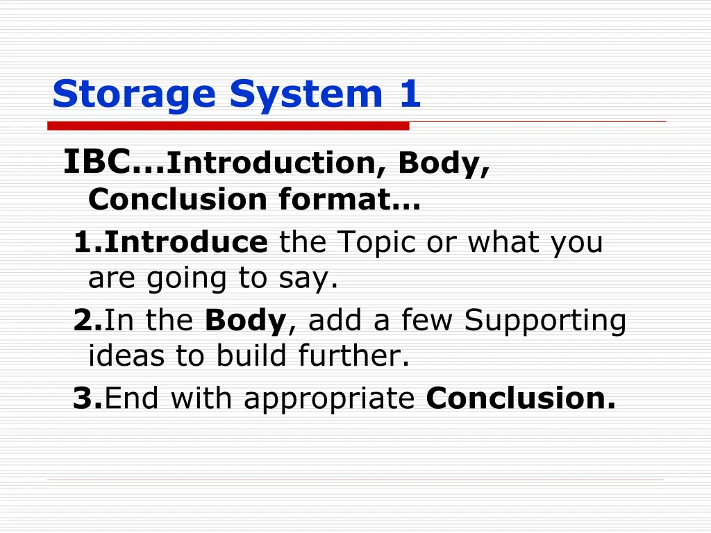 storage system 1