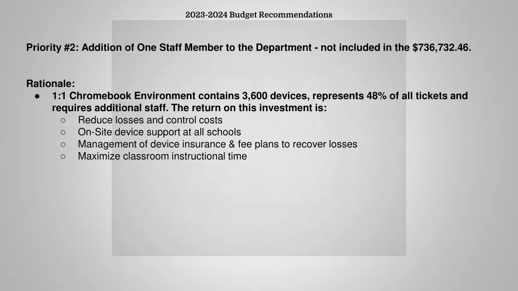 2023 2024 budget recommendations 1